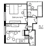 Lejlighed Haus-cap-horn-ferienwohnung-nr-1